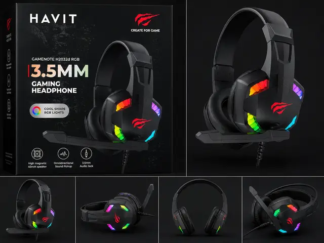 HAVIT GAMENOTE H2032d RGB Gaming Headphone 🎧